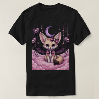 Gotisk Kawaii Djur Pastell Mörk Söt Konst T Shirt