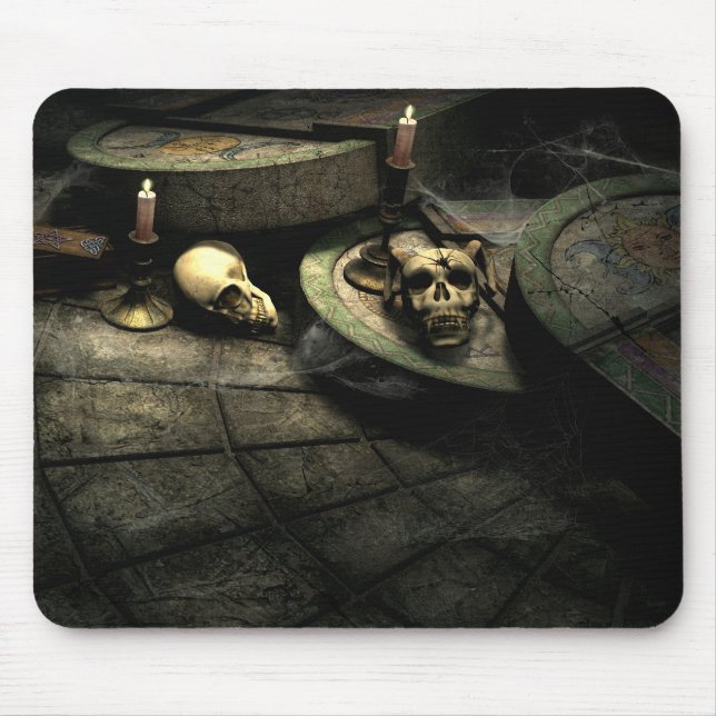 Gotisk konst Mousepad för dödområde Musmatta (Framsidan)