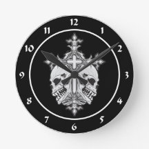 Gotisk kor med döskallar