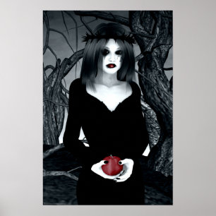 Gotisk kvällkonst poster