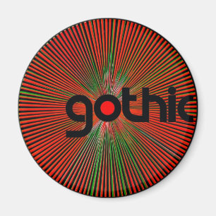 "Gotisk" kylmagnet Magnet