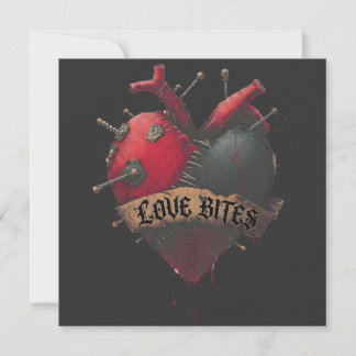 Gotisk "Love Bites" Anatomisk Hjärtillustration