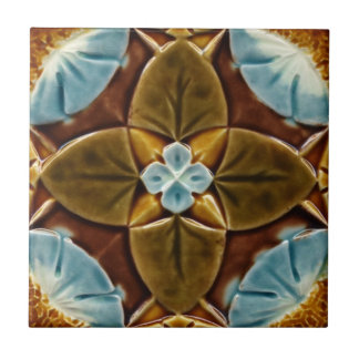 Gotisk Majolica belägger med tegel vintagedesign Kakelplatta