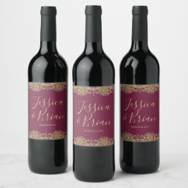 Gotisk mat och dryck etikett set