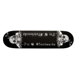 Gotisk-Medeltida Skateboard Bräda 20,5 Cm