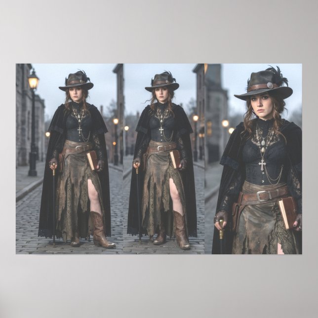 Gotisk Mörk Akademi Häxa Vägg Poster (Framsidan)