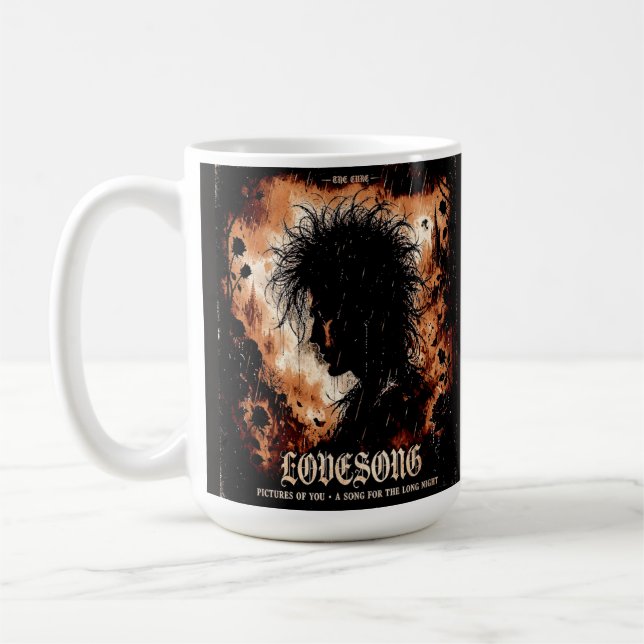 gotisk musik kaffemugg (Vänster)