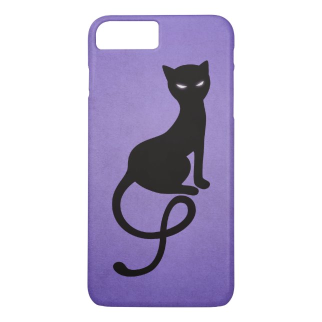 Gotisk Nådig Ond Svart Katt Purle Case-Mate iPhone Skal (Baksida)