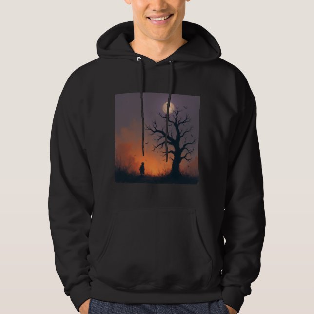 Gotisk Nyfikenhet Hoodie (Framsida)