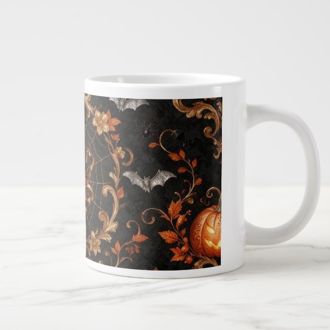 Gotisk Orange Pumpa Special Jumbo Mugg (Höger)