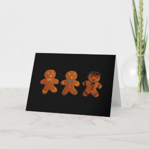 Gotisk pepparkaksgubbe helgkort
