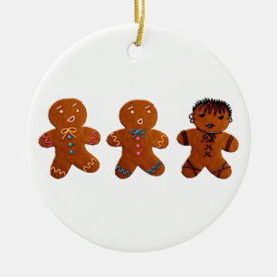 gotisk Pepparkaksgubbe Julgransprydnad Keramik