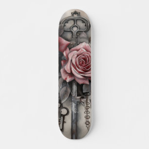 Gotisk Raven & Roses Skateboard