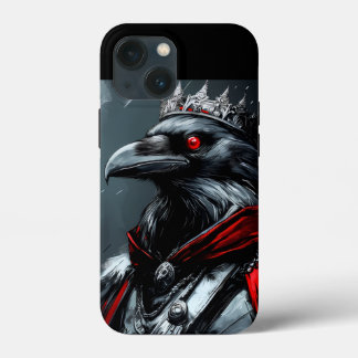 Gotisk Ravkung Grafik iPhone-fodral - Clean Mini
