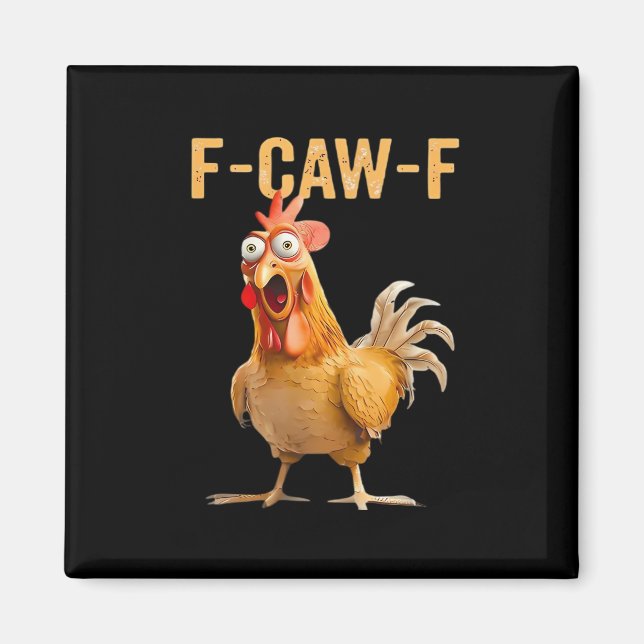 Gotisk Rolig Humor Kråka F Krax F Stil Magnet (Framsidan)