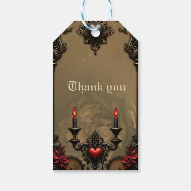 Gotisk romans: Dold passion. Presentetikett (Framsidan)