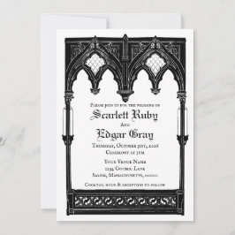 Gotisk Romantisk Inbjudan