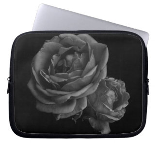 Gotisk Romantiska Svarta Rosor Laptop Fodral