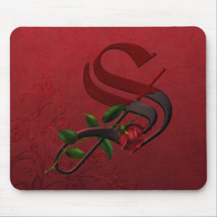 Gotisk rosa Monogram S Musmatta