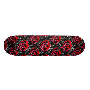 Gotisk rosa skateboard