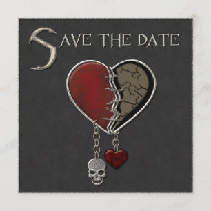 Gotisk Save the Date-kunngörelse - Inbjudan