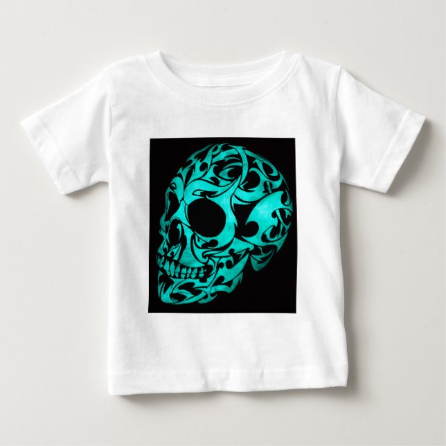 gotisk skalle 3D T-shirt (Framsida)