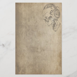Gotisk skalle brevpapper