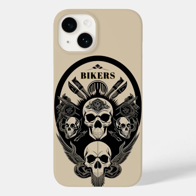 Gotisk skalle-design (Baksida)
