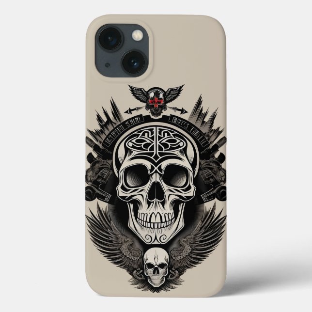 Gotisk skalle-design (Baksida)