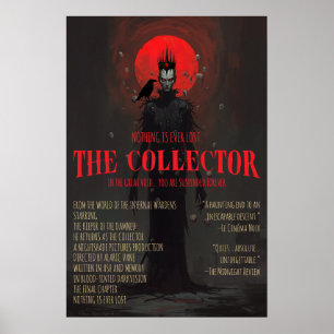 Gotisk Skräck Samlaren Mörk Fantasy Vägg Poster