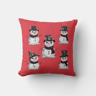 Gotisk Snöman Kudde