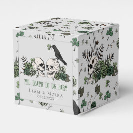 Gotisk St. Patricks Day Blommig Skalle Irländsk Br Presentaskar