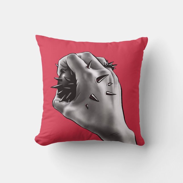 Gotisk stabbed fasakonst - räcka kudde (Framsida)