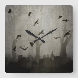 gotisk tid fyrkantig klocka