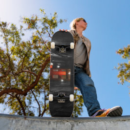 Gotisk trappa mini skateboard bräda 18,5 cm