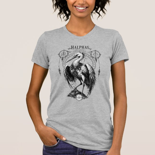 Gotisk väktare Halphas under flygning T Shirt (Framsida)