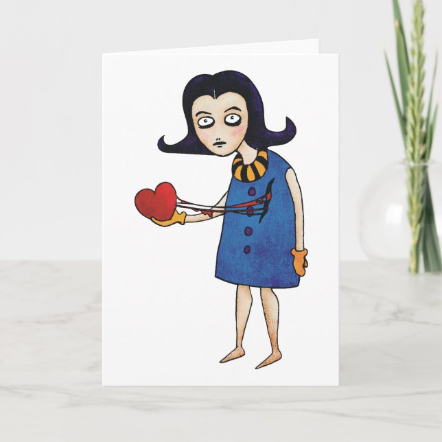 Gotisk valentin helgkort (Framsida)