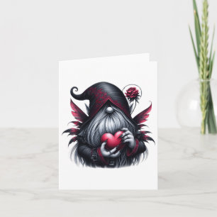 Gotisk Valentine Tomte Kort