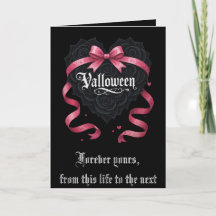 Gotisk Valloween-script Rosor och girlander