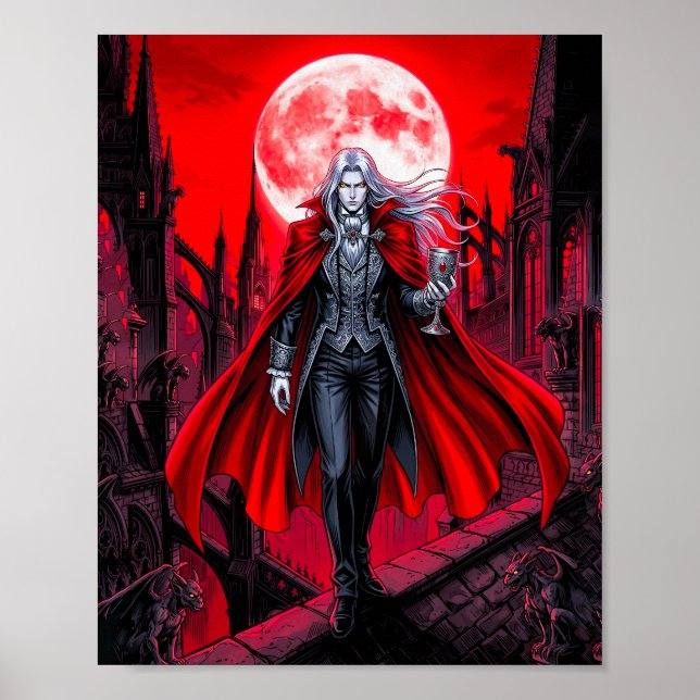 Gotisk vampyrhärskare Affisch (Framsidan)