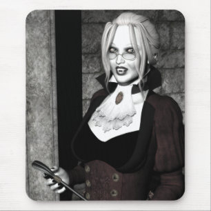 Gotisk vampyrkonst Mousepad för makaber älskarin Musmatta