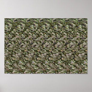 gotisk varelse - Gömt 3D-utskrift Poster