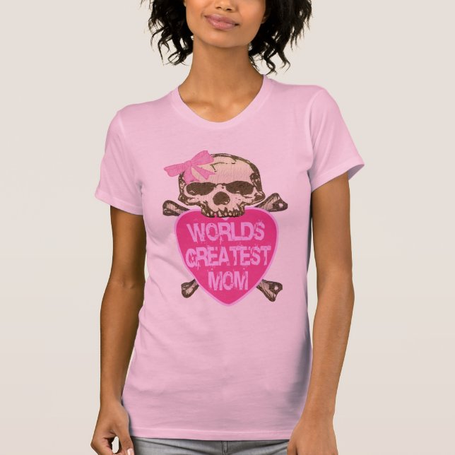 Gotisk världsmästaremamma t-shirt (Framsida)