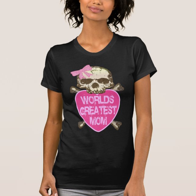 Gotisk världsmästaremamma t shirt (Framsida)
