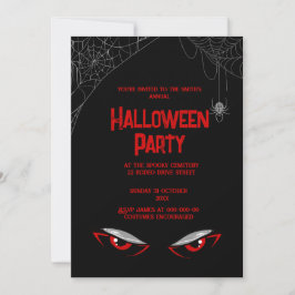 gotisk vintage-pooky halloween inbjudningar