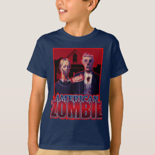 Gotisk Zombieamerikan T-shirt