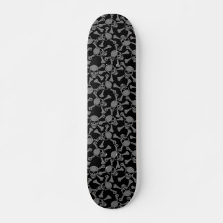 GOTISKA DÖDSKALLAR KORSBENSMÖNSTER SKATEBOARD BRÄDA 20,5 CM