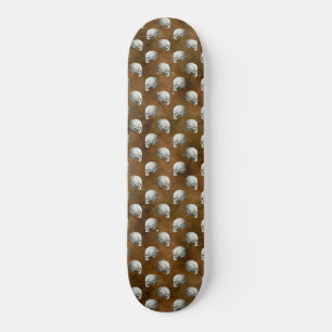Gotiska Dödskallar på Koppar Mini Skateboard Bräda 18,5 Cm