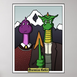 Gotiska Draconican Poster