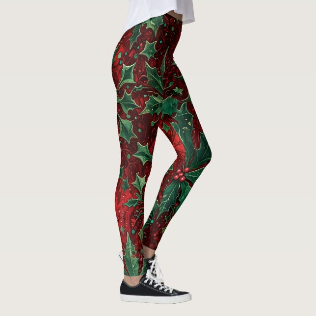 Gotiska julstrumpor leggings (Höger)